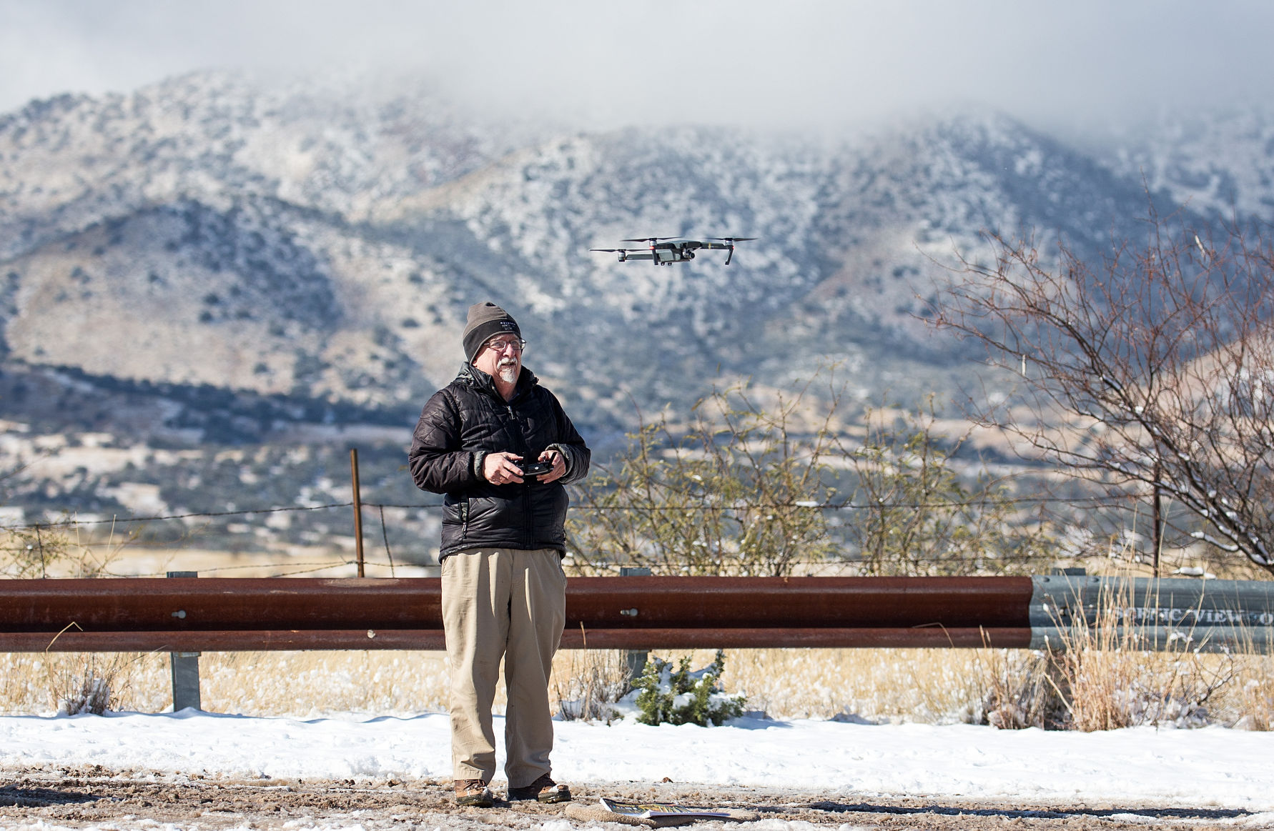 Snow in southeast Arizona